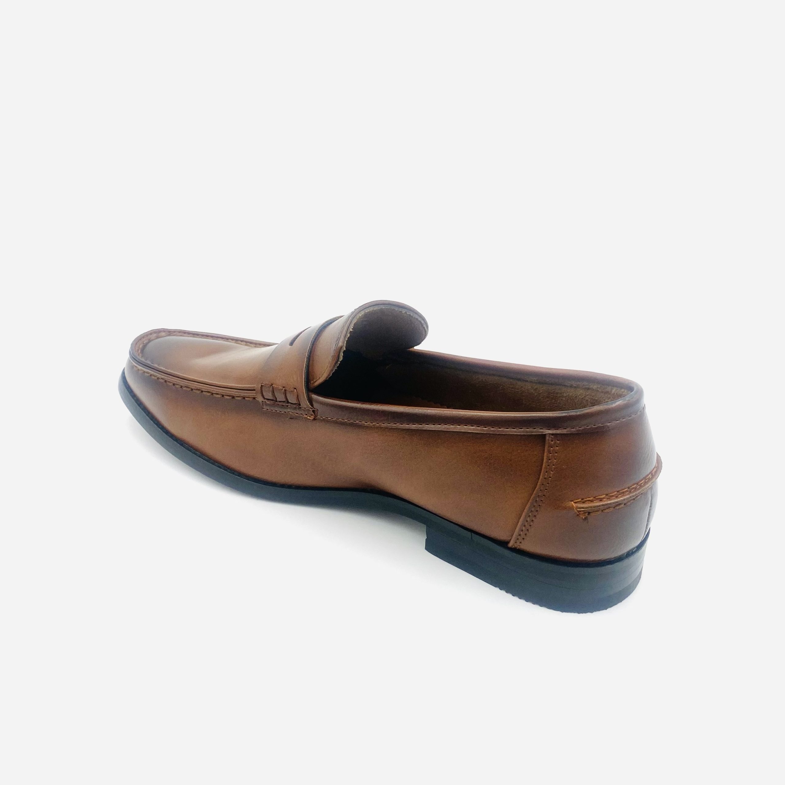 Gino Paoli 148 Tan Mens Moccasin Shoe - Image 3