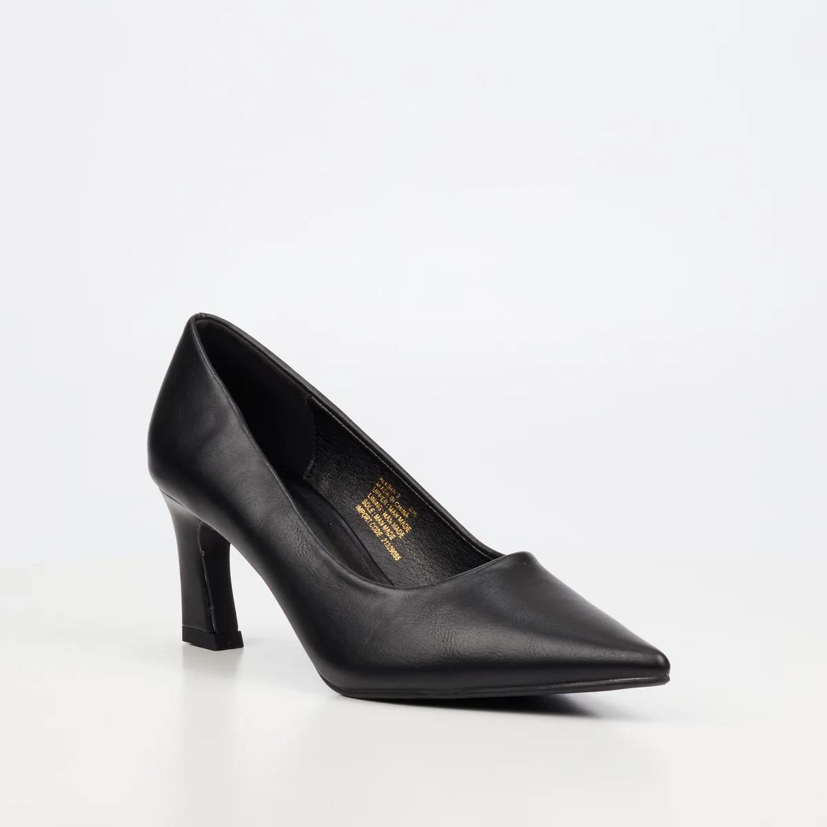 Butterfly Alesia 2 Black Ladies Pointed Black Heel