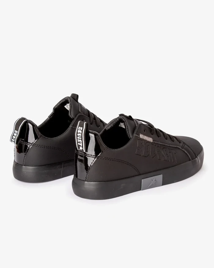 Soviet Ladies Hollywood Sneaker Black And Charcoal - Image 2