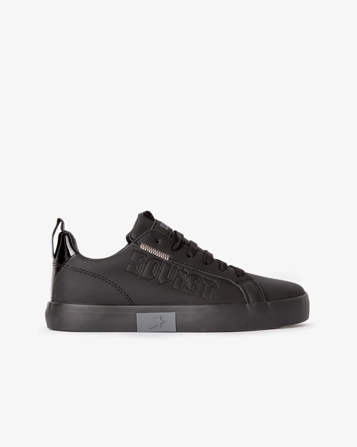 Soviet Ladies Hollywood Sneaker Black And Charcoal - Image 3
