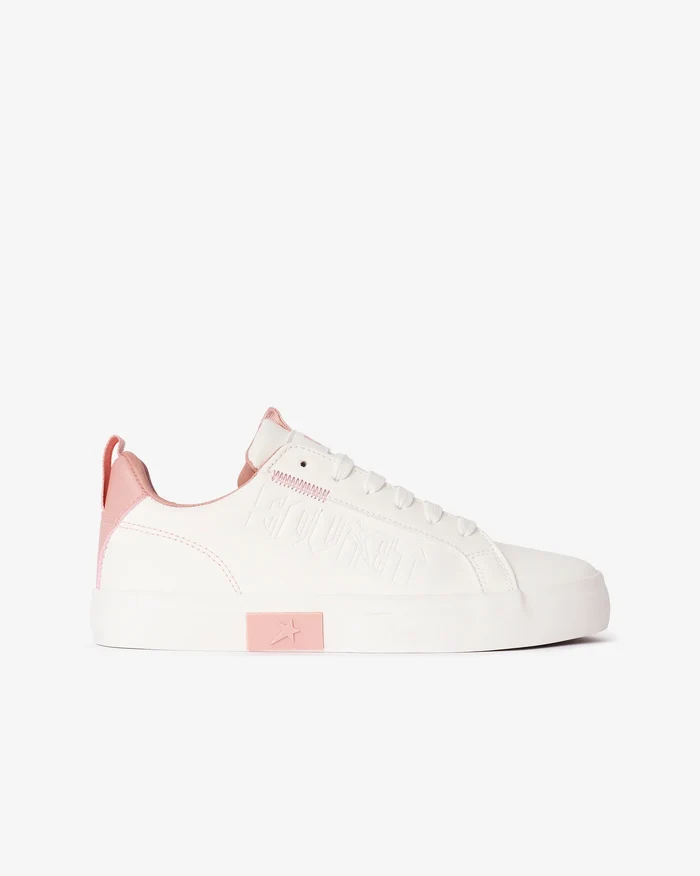 Soviet Ladies Hollywood Sneaker White And Dusty Pink - Image 3
