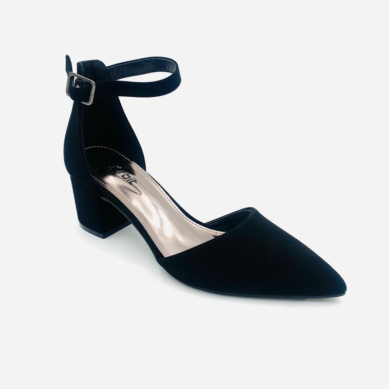 Orbit Ljp208a Black Ladies Block Heel - Image 4