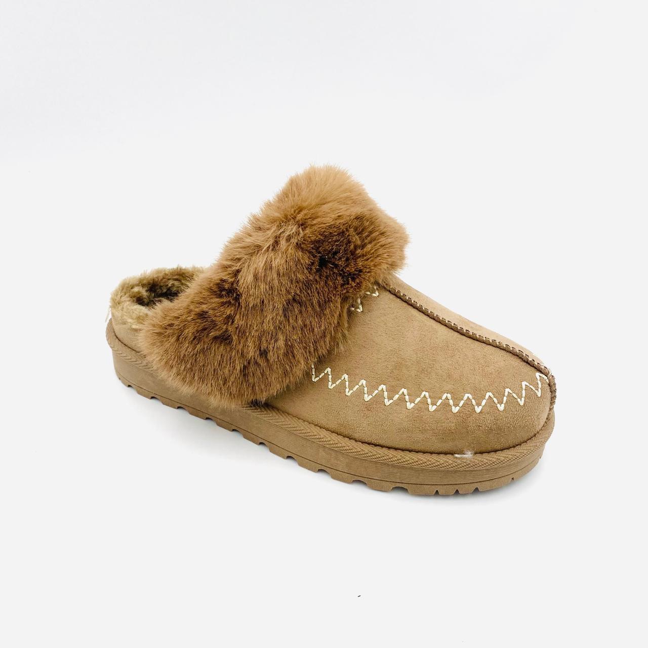 Cushion Walk Taupe Ladies Slipper - Image 4
