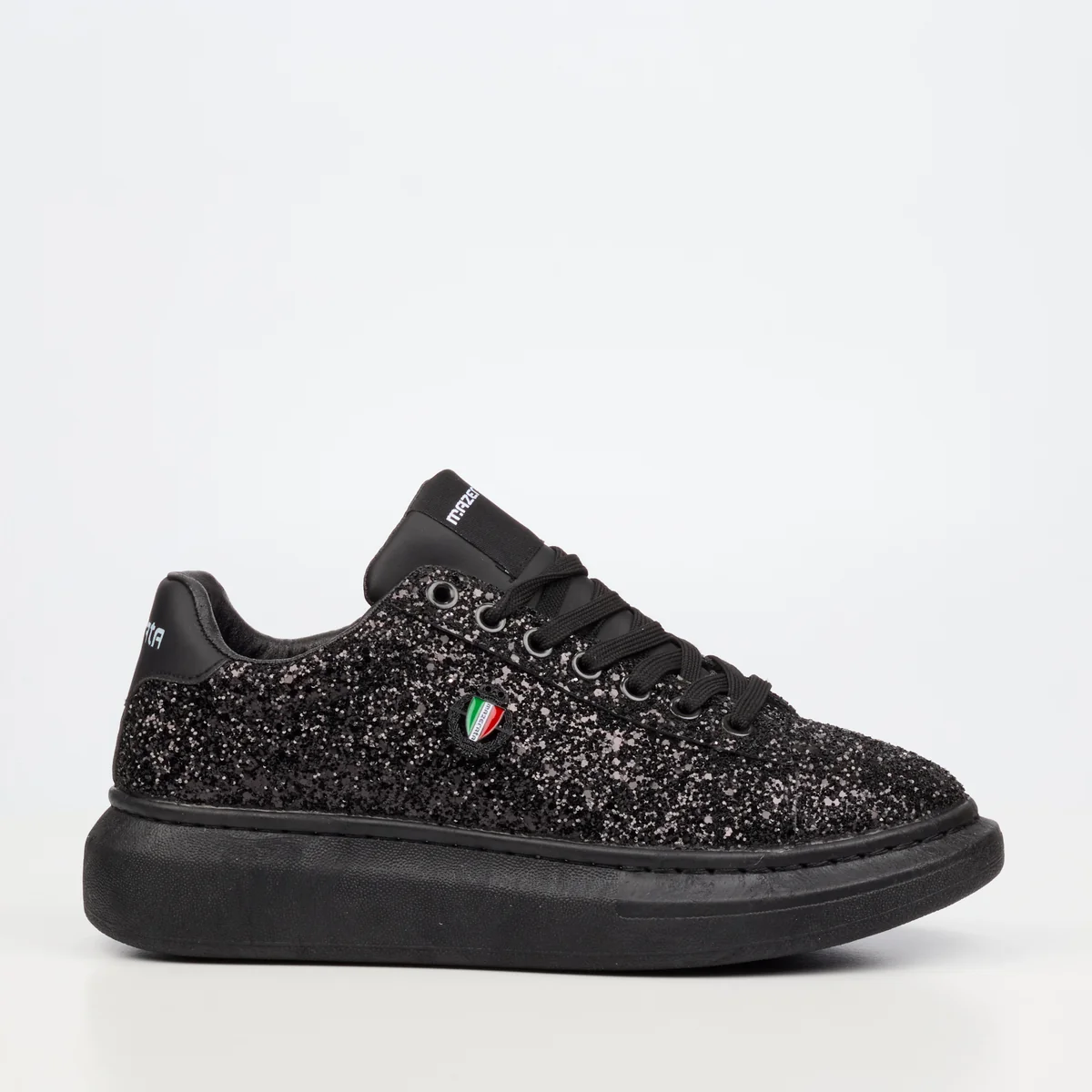 Ubrt Kelvis 2 Black Mens Rhinestone Sneaker - Image 2