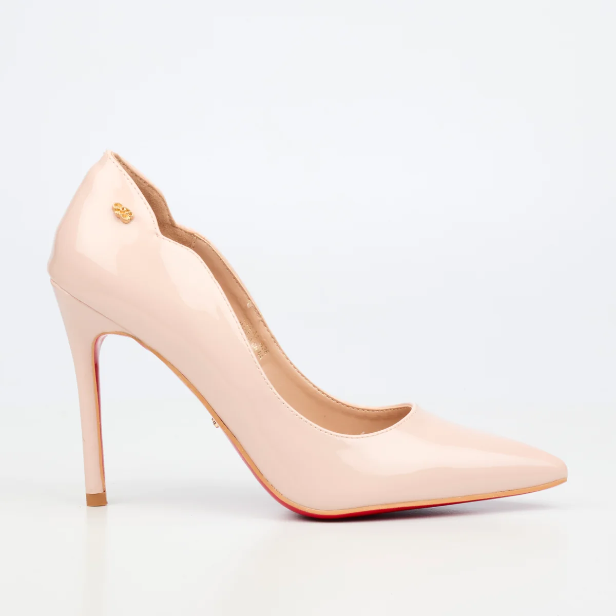 Miss Black Lola 1 Pink Patent Ladies Heel - Image 2