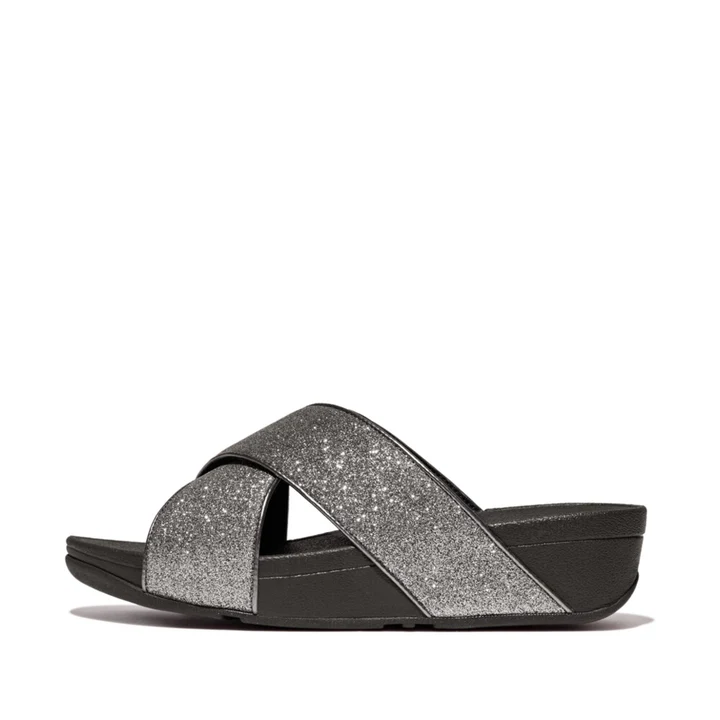 Fitflop Lulu Glitterdust Cross Sandals - Image 4