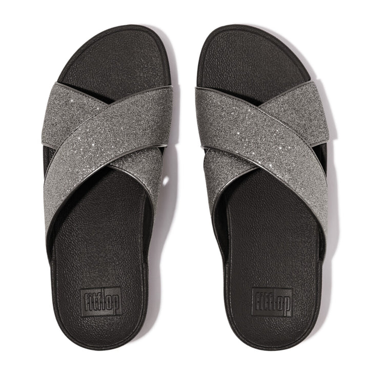 Fitflop Lulu Glitterdust Cross Sandals - Image 2