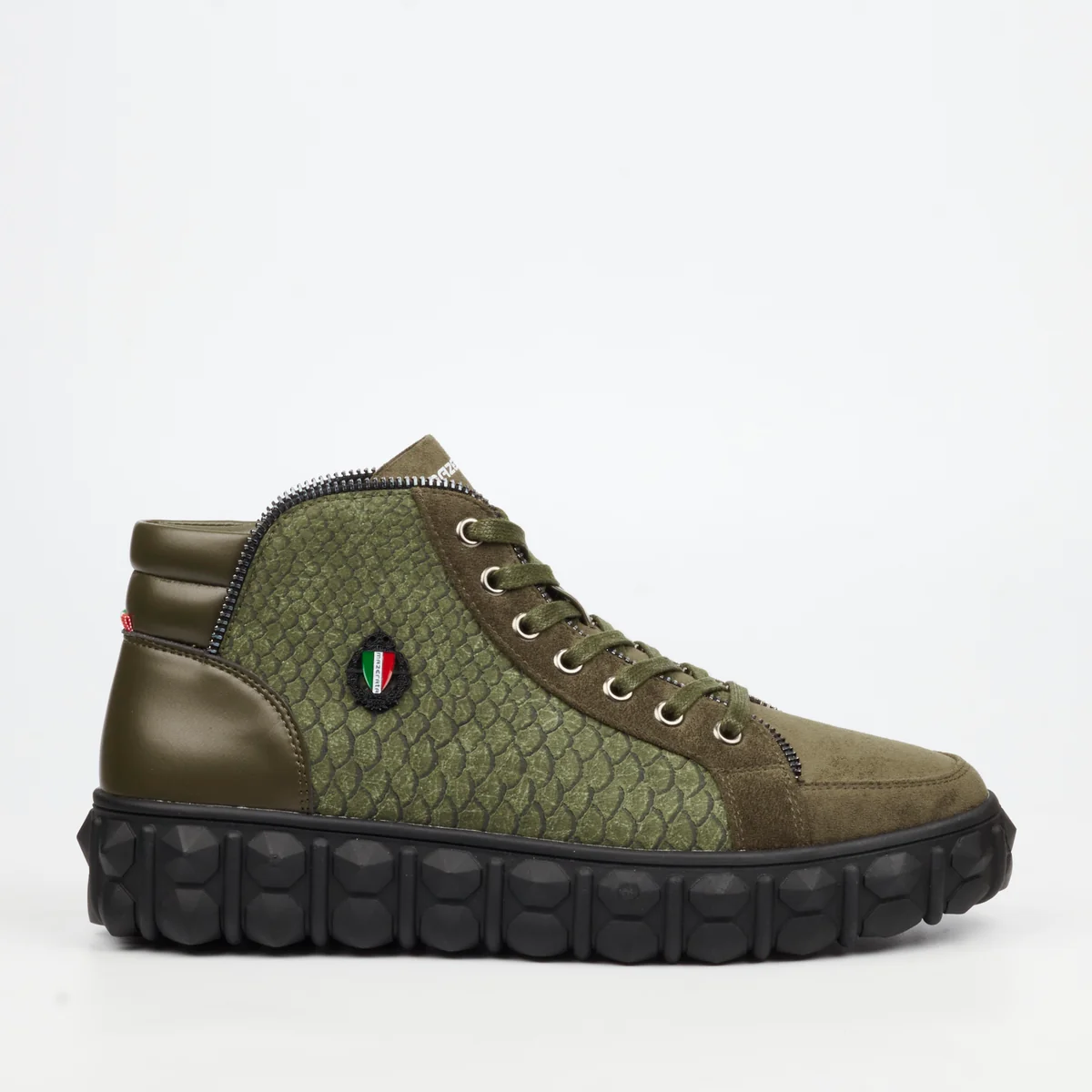 Mazerata Pigale 15 Olive Mens Boot - Image 2