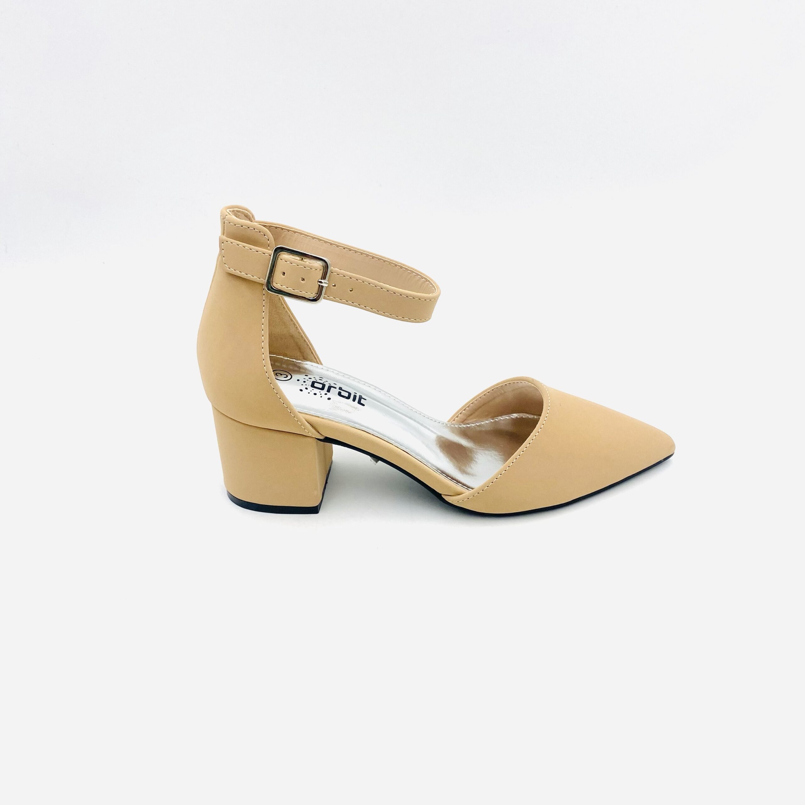 Orbit Ljp208a Taupe Ladies Block Heel - Image 2
