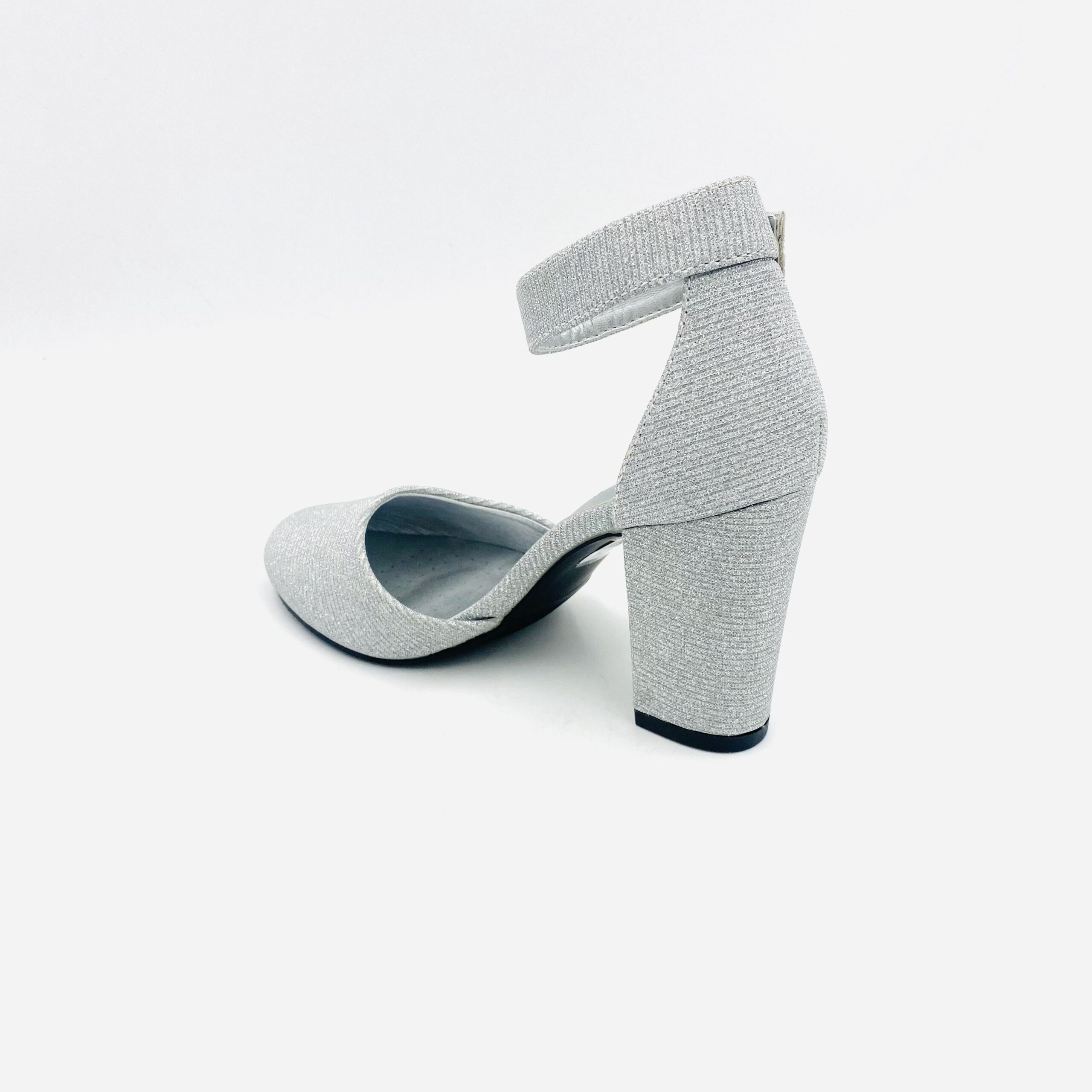 Orbit Ljpka25 Silver Ladies Block Heel - Image 3