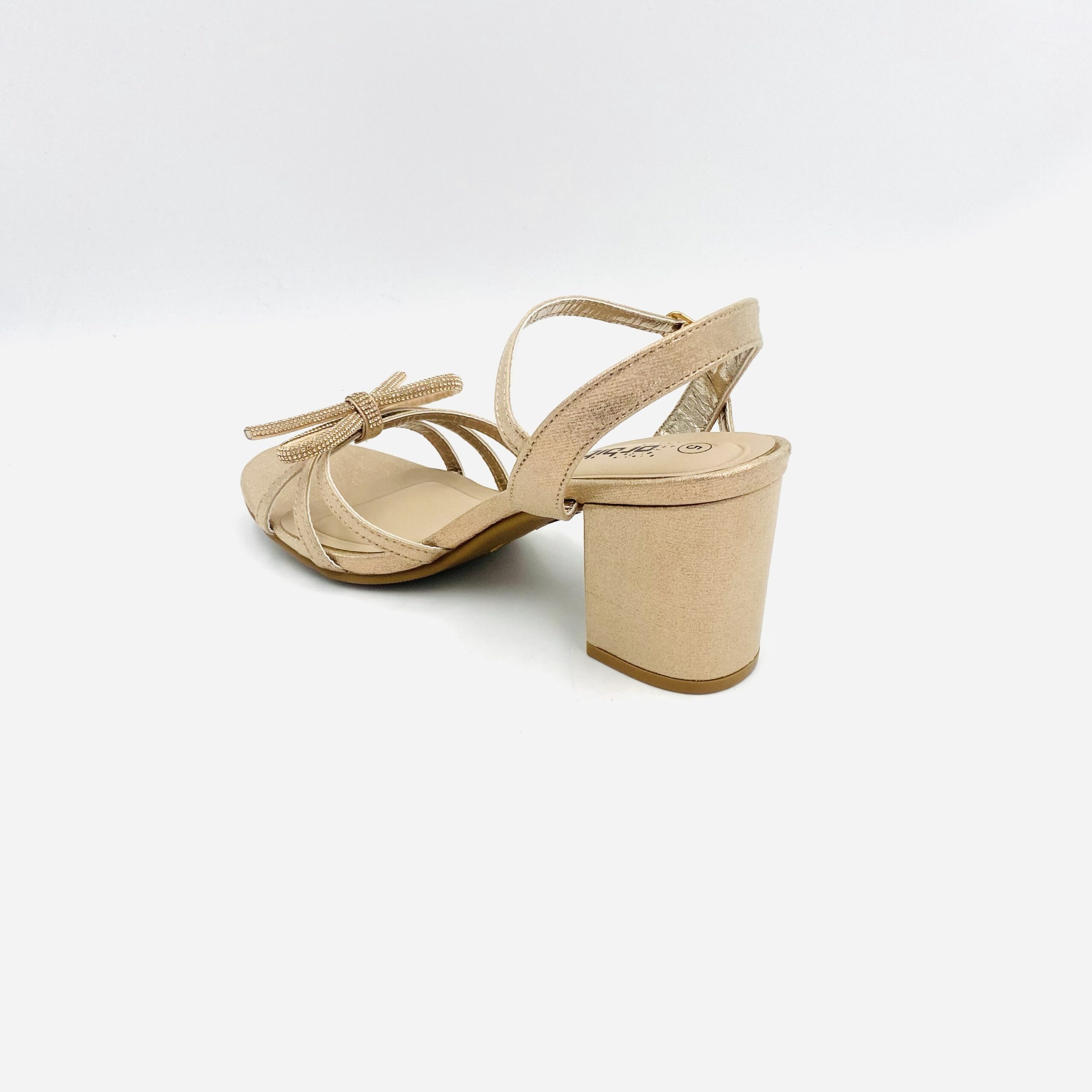 Orbit Ljphj05 Champagne Ladies Block Heel - Image 3