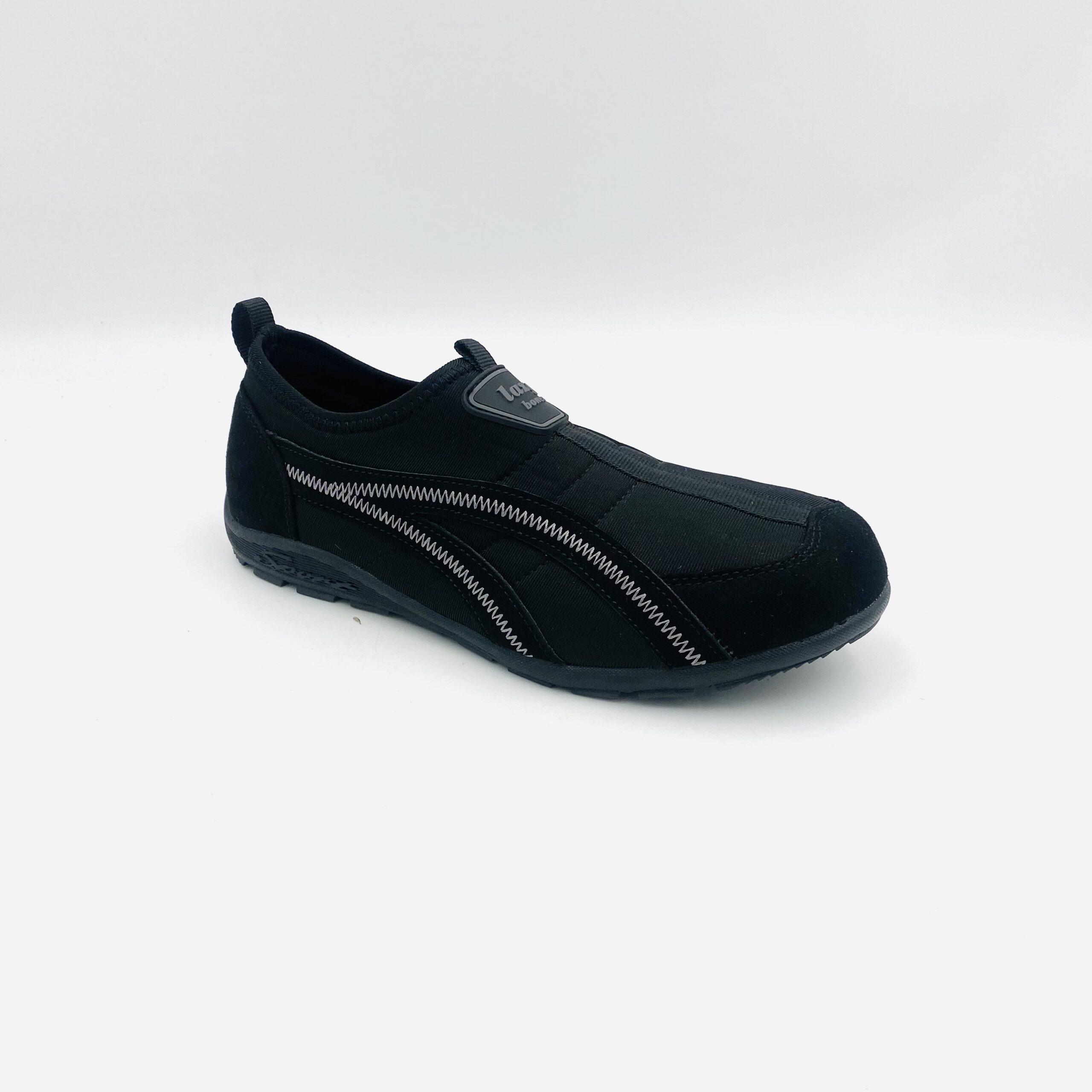 Lazybones Black Ladies Classic Slip-On