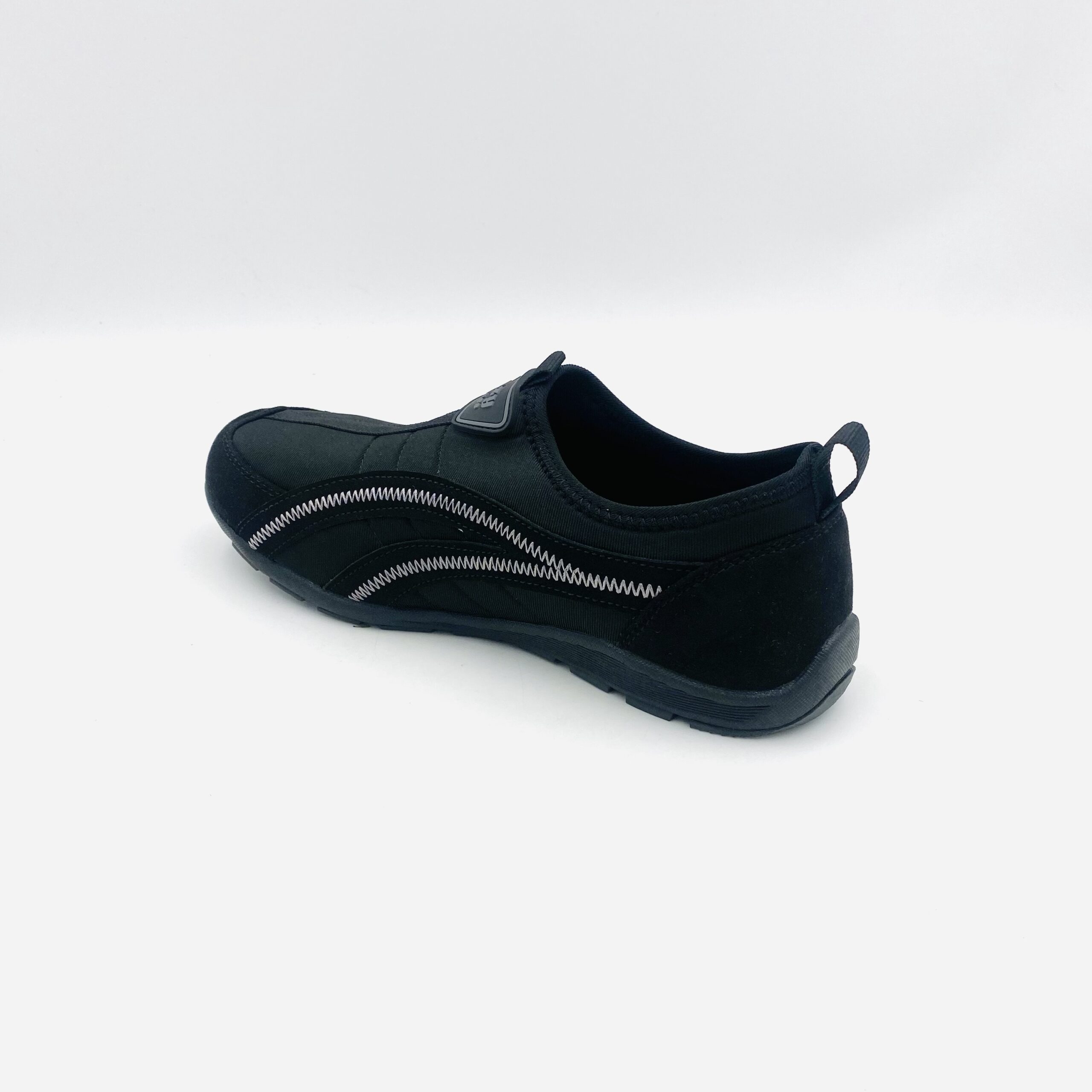 Lazybones Black Ladies Classic Slip-On - Image 2