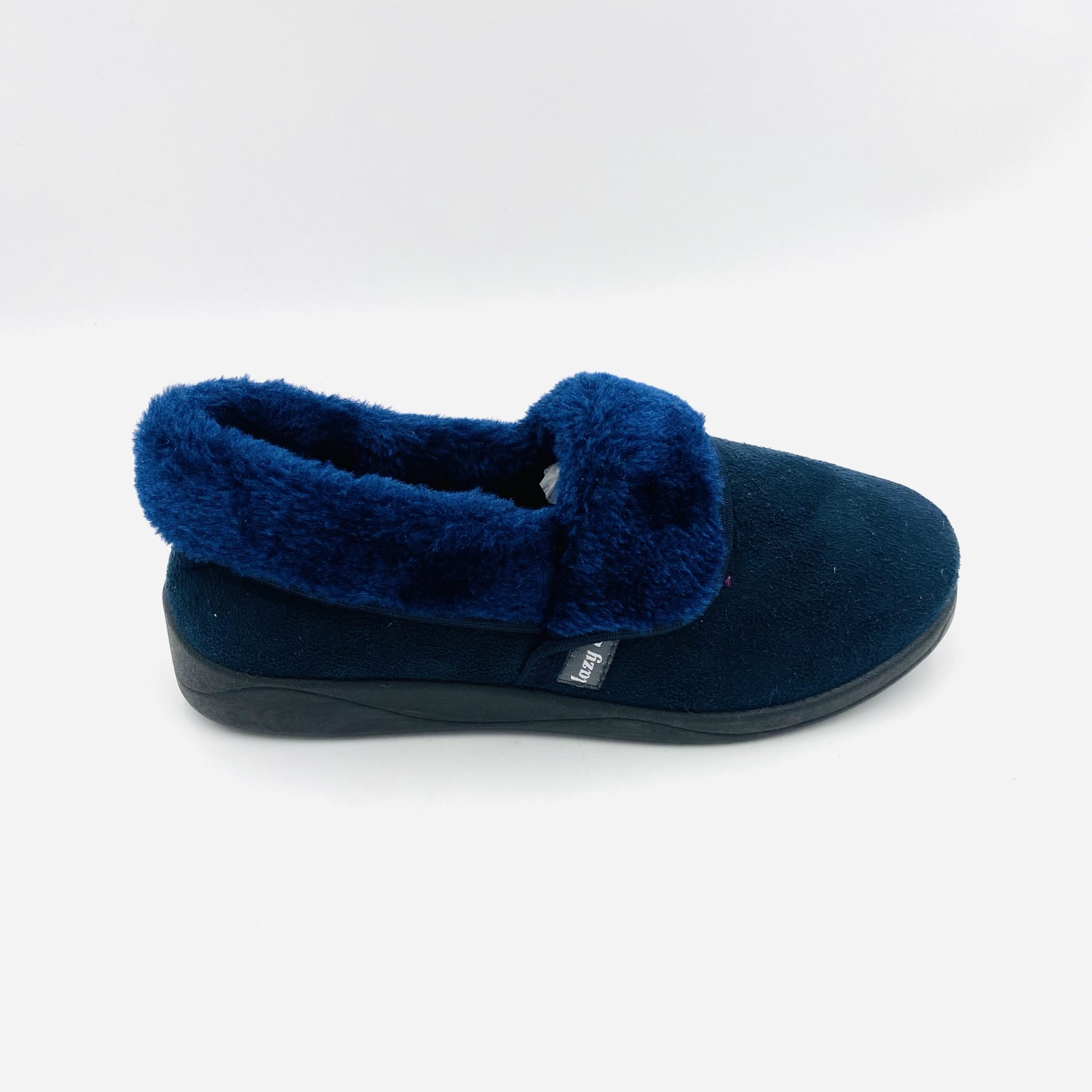 Lazybones Navy Ladies Slipper - Image 2