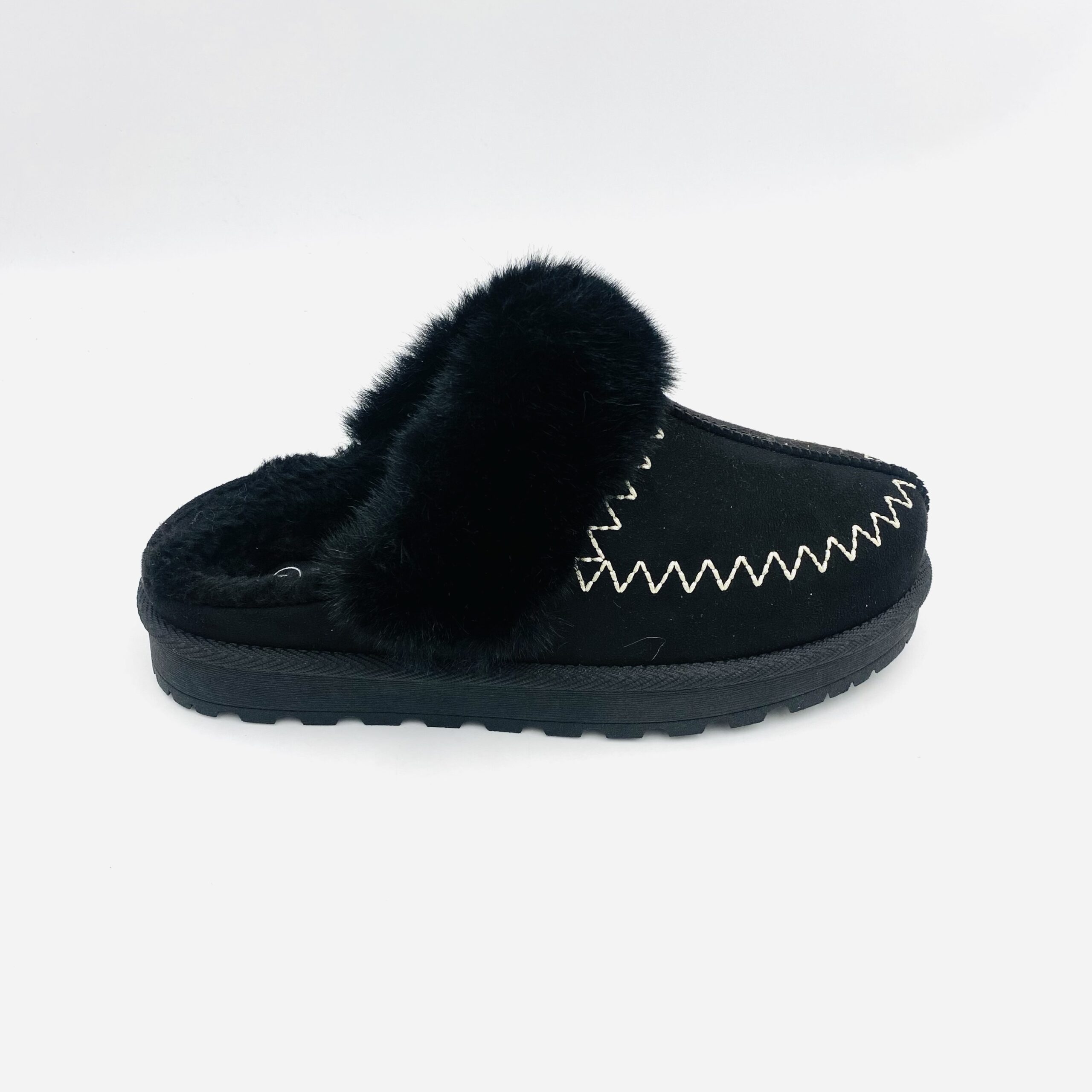 Cushion Walk Black Ladies Slipper - Image 2
