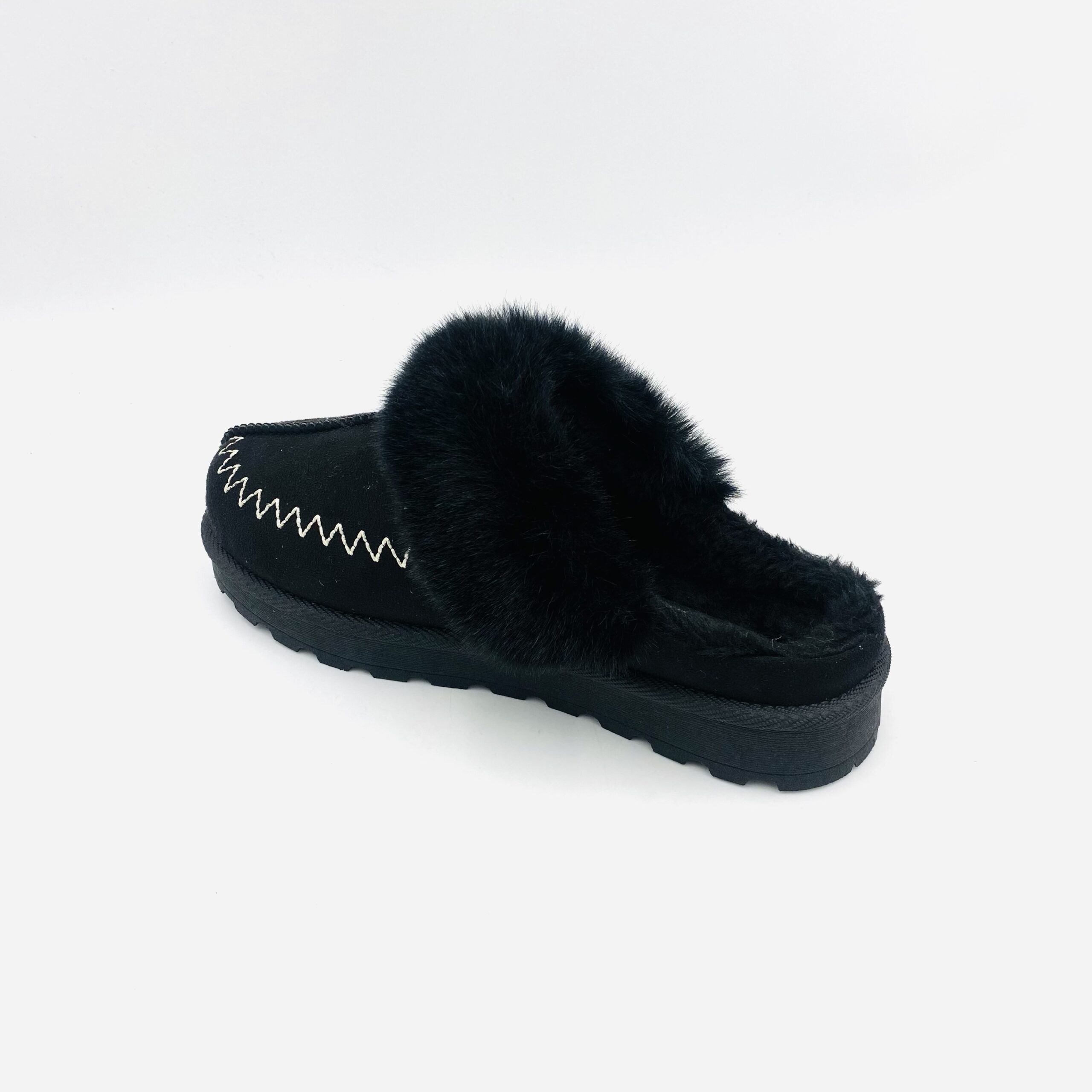 Cushion Walk Black Ladies Slipper - Image 3