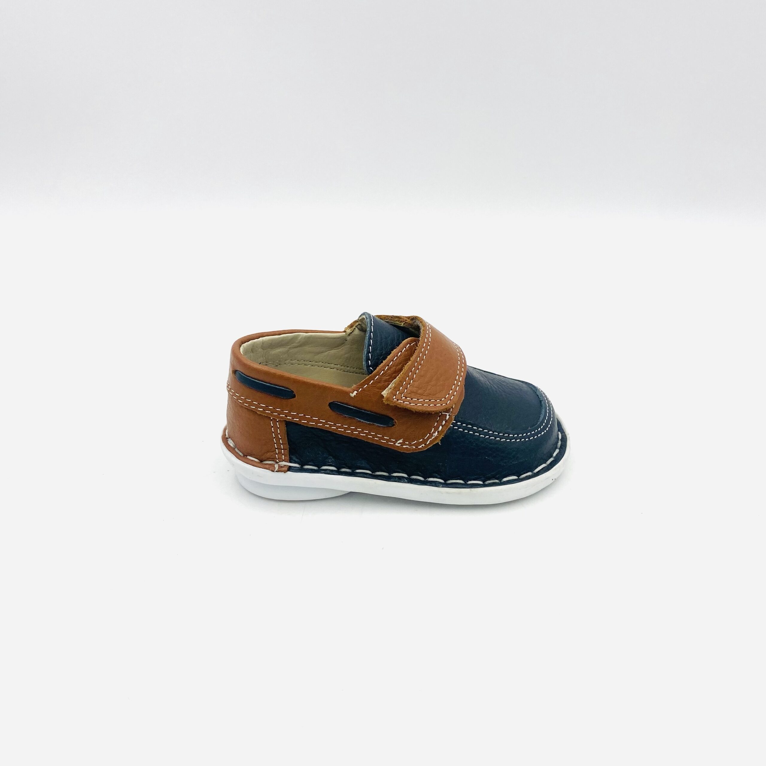 Noodles N007 Navy/Tan Infants Boat Shoe - Image 3