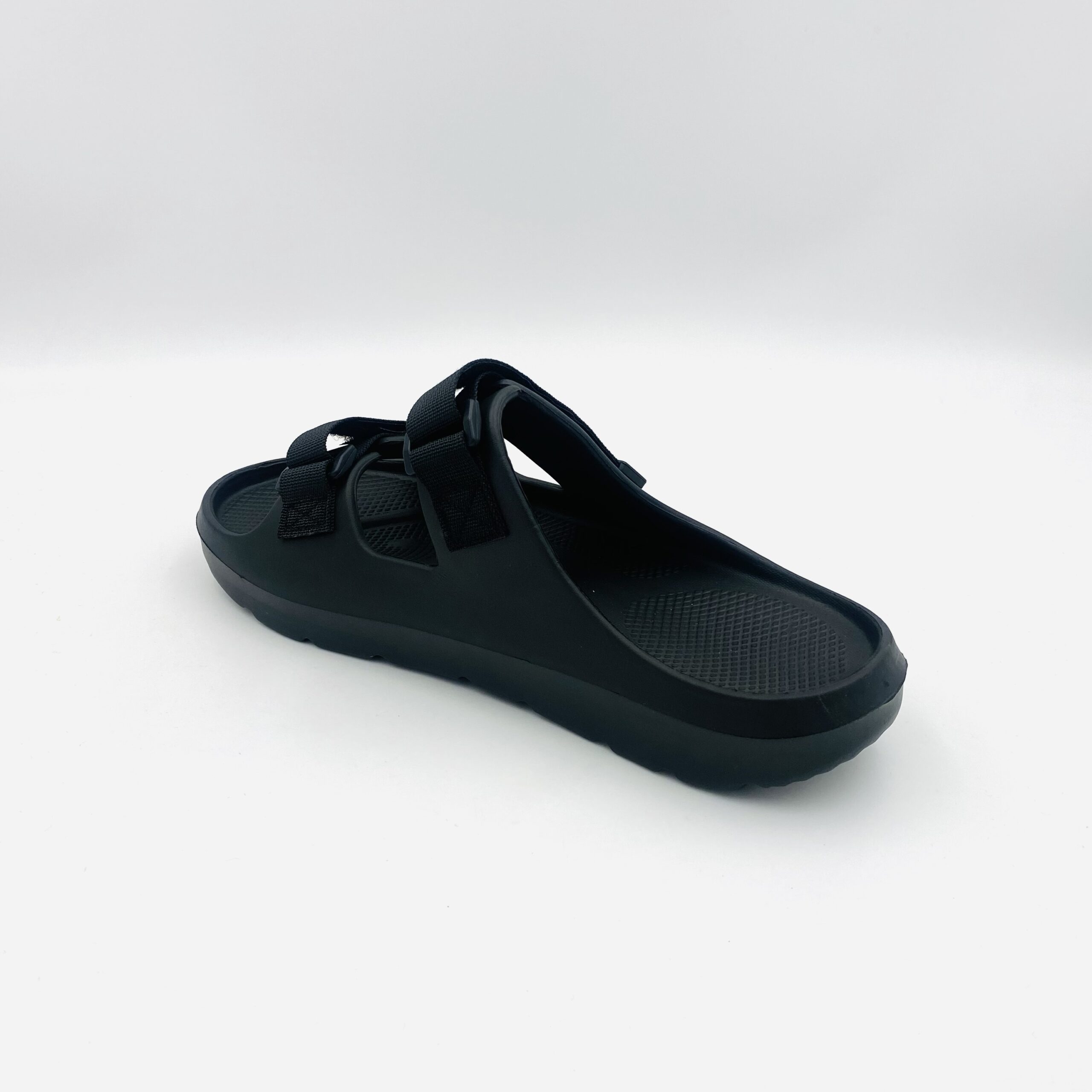 Soviet Mens Gladiator Black Velcro Sandal - Image 2